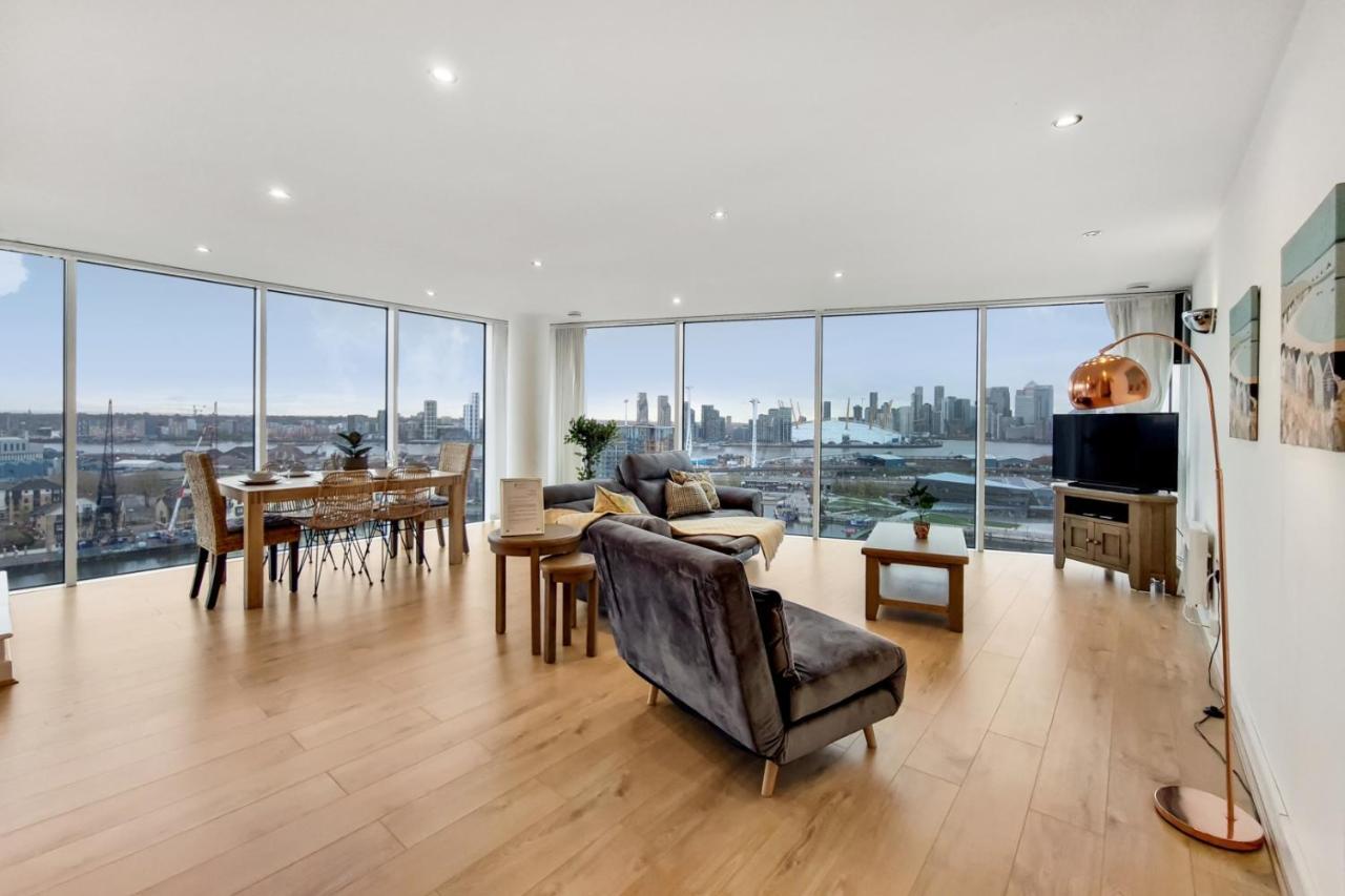 Deluxe Two Bed Apartment With River & City View Londra Dış mekan fotoğraf