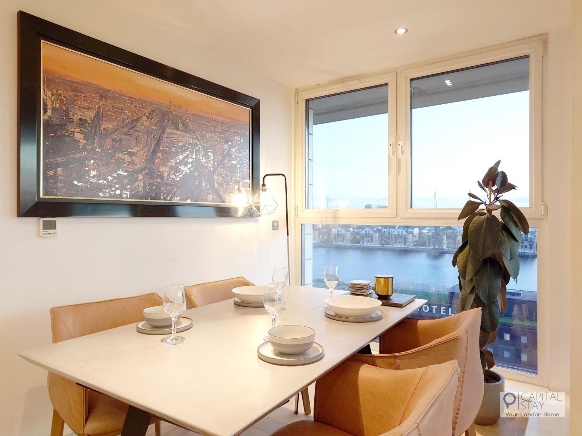 Deluxe Two Bed Apartment With River & City View Londra Dış mekan fotoğraf